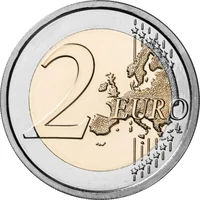 Gemeinsame Wertseite der 2-Euro-Münze seit 2007