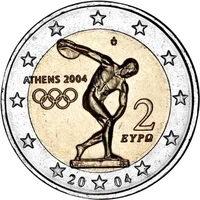 Griechenland 2-Euro-Gedenkmünze 2004, Olympische Spiele Athen