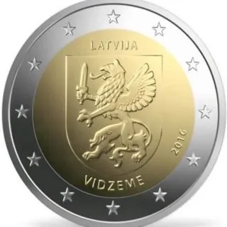 Ausgabe der lettischen 2-Euro-Gedenkmünze Vidzeme bekanntgegeben