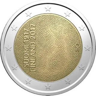 100 Jahre Unabhängigkeit – Motiv der finnischen 2-Euro-Gedenkmünze 2017 vorgestellt