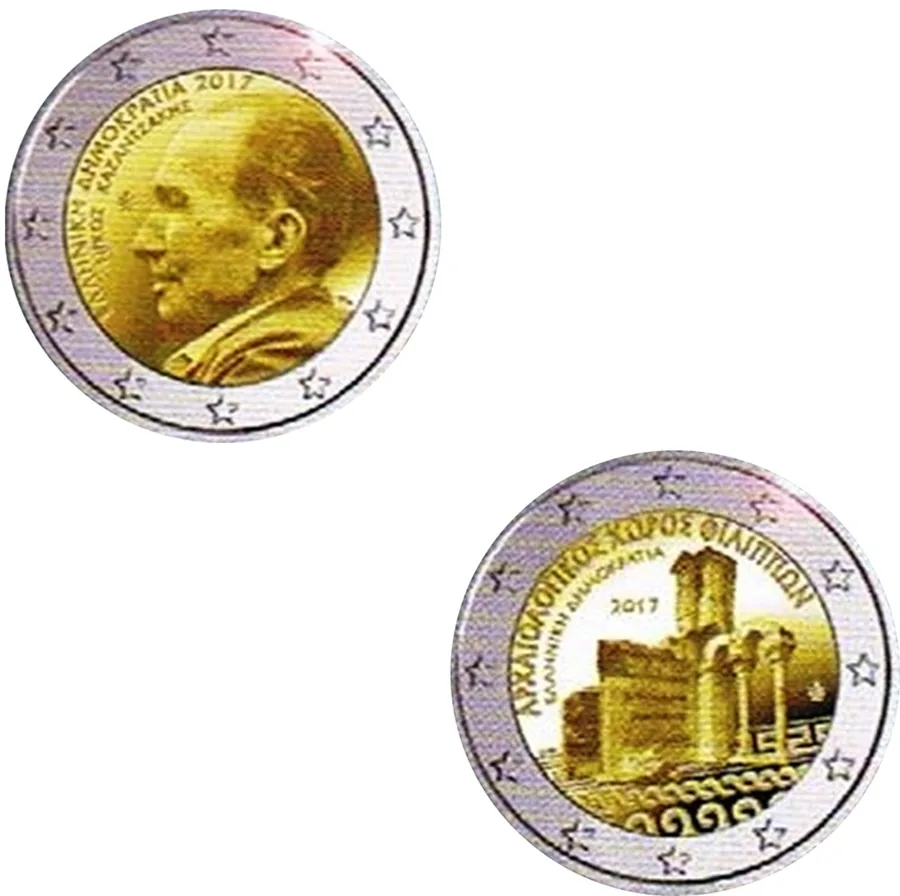 Motive der beiden griechischen 2-Euro-Gedenkmünzen 2017 veröffentlicht