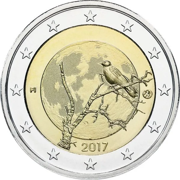 Motiv der zweiten finnischen 2-Euro-Gedenkmünze 2017 bekanntgegeben