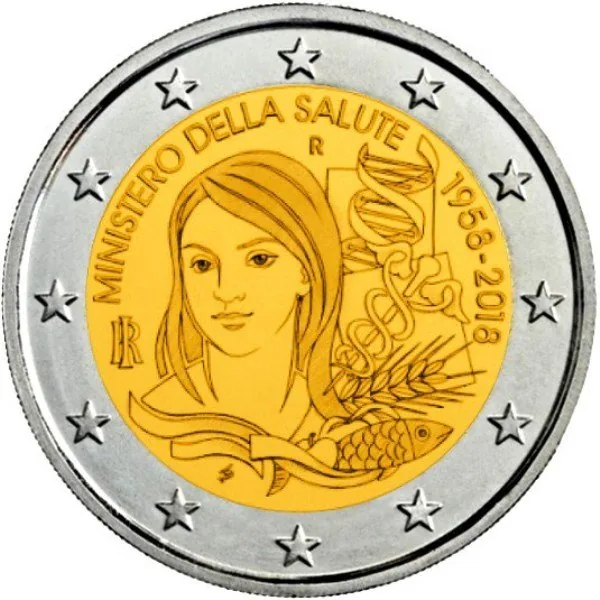 Motiv der zweiten italienischen 2-Euro-Gedenkmünze 2018 veröffentlicht