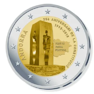 Thema und Motiv der andorranischen 2-Euro-Gedenkmünze 2018 vorgestellt