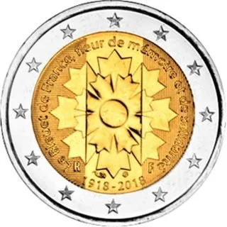 Erste französische 2-Euro-Gedenkmünze 2018 ausgegeben