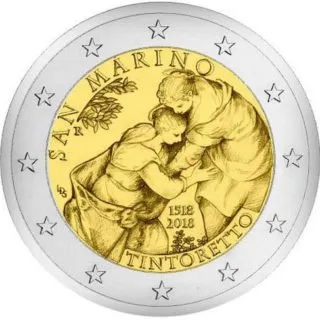 Motiv der ersten san-marinesischen 2-Euro-Gedenkmünze 2018 vorgestellt