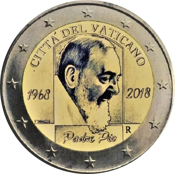 Motiv der ersten vatikanischen 2-Euro-Gedenkmünze 2018 vorgestellt.