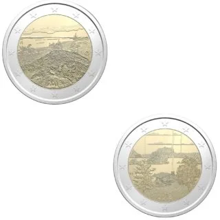 Motive der beiden finnischen 2-Euro-Gedenkmünzen vorgestellt.