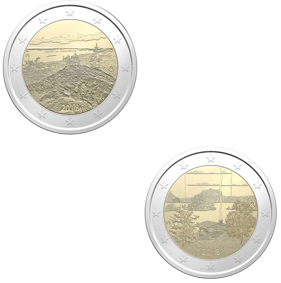Motive der beiden finnischen 2-Euro-Gedenkmünzen vorgestellt.