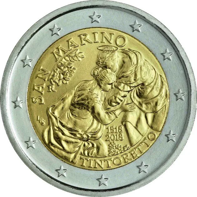 Erste san-marinesische 2-Euro-Gedenkmünze 2018 ausgegeben