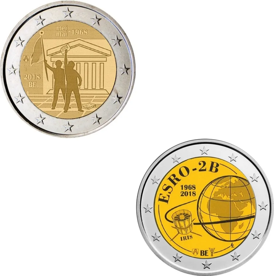 Thema und Motiv der ersten belgischen 2-Euro-Gedenkmünze 2018 bekannt