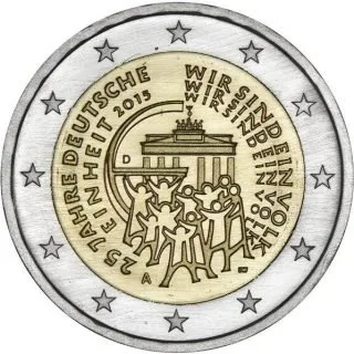 25 Jahre Deutsche Einheit – erstes Bild der geprägten Münze veröffentlicht