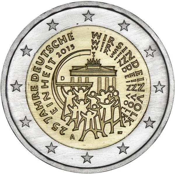 25 Jahre Deutsche Einheit – erstes Bild der geprägten Münze veröffentlicht