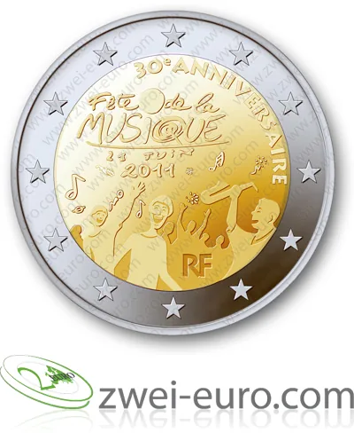 Offizieller Entwurf der 2-Euro-Gedenkmünze 2011