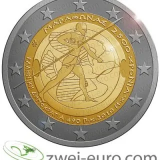 2-Euro-Gedenkmünze zum 2500. Jahrestag der Schlacht von Marathon 2010