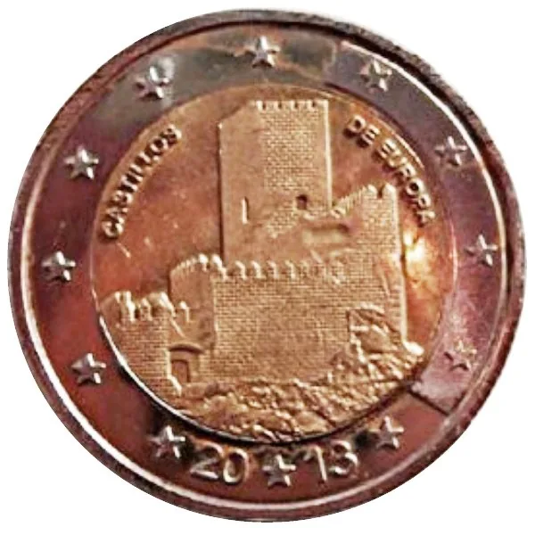 Gefälschte 2-Euro-Gedenkmünze in Spanien aufgetaucht