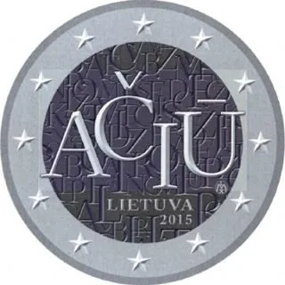 Motiv der litauischen 2-Euro-Gedenkmünze 2015 vorgestellt
