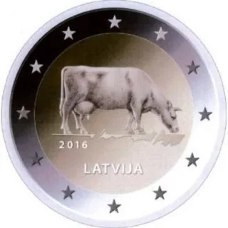 2 Euro 2016 Milchwirtschaft in Lettland