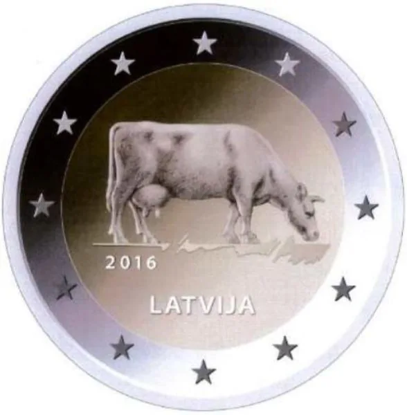2 Euro 2016 Milchwirtschaft in Lettland