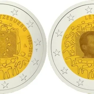 Motiv der luxemburgischen Gemeinschaftsausgabe „30 Jahre Europaflagge“ veröffentlicht