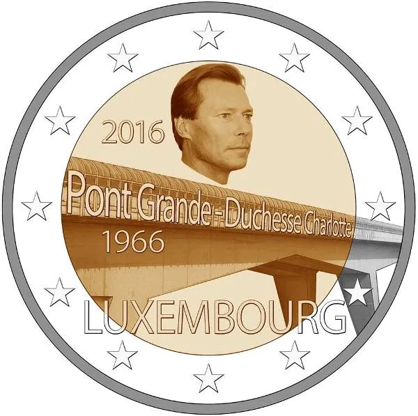 Motiv der luxemburgischen 2-Euro-Gedenkmünze veröffentlicht