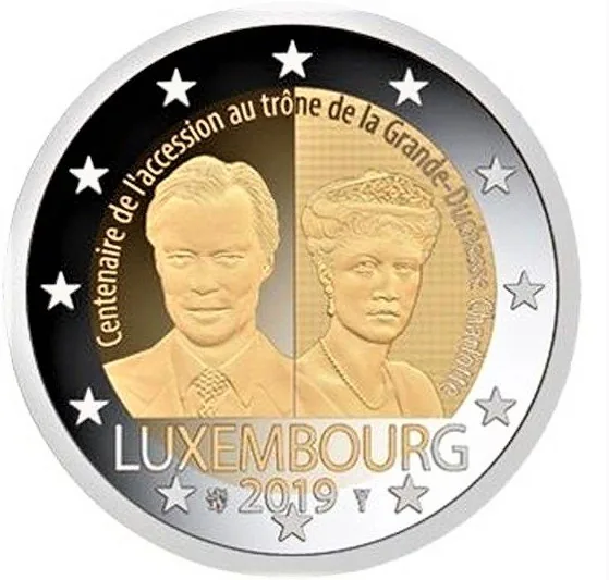 Motiv der ersten luxemburgischen 2-Euro-Gedenkmünze 2019 bekannt