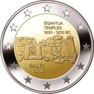 Zweite maltesische 2-Euro-Gedenkmünze „Tempel von Ggantija“ veröffentlicht