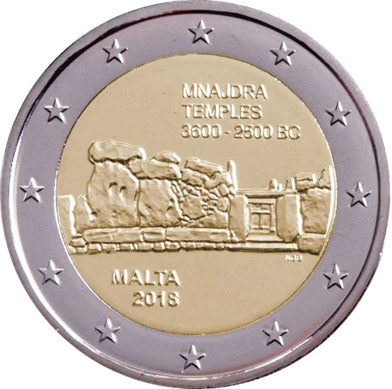 Erste maltesische 2-Euro-Gedenkmünze 2018 ausgegeben