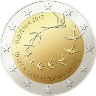Motiv der ersten slowenischen 2-Euro-Gedenkmünze 2017 vorgestellt