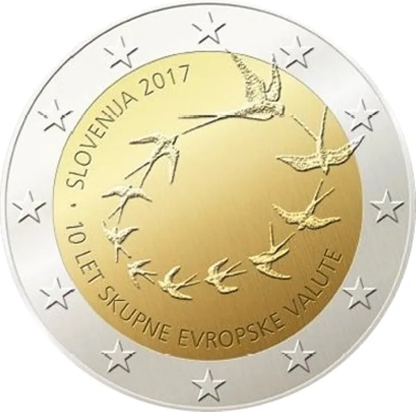 Motiv der ersten slowenischen 2-Euro-Gedenkmünze 2017 vorgestellt