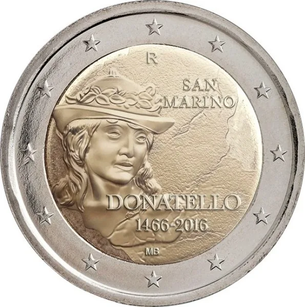 UFN veröffentlicht Bild der geprägten san marinesischen 2-Euro- Gedenkmünze