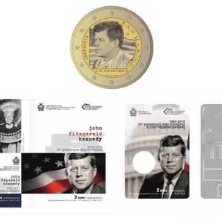 Motiv der 2-Euro-Gedenkmünze „Kennedy“ veröffentlicht