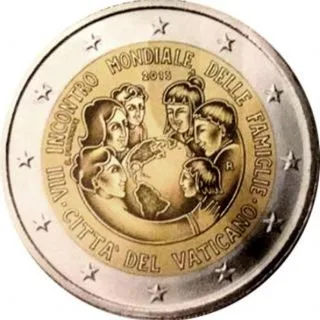 Der Vatikan veröffentlicht erstes Bild der 2-Euro-Gedenkmünze 2015