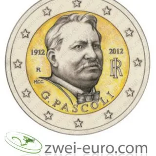 Giovanni Pascoli auf 2-Euro-Gedenkmünze