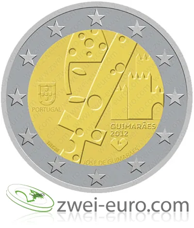 Entwurf der 2-Euro-Münze „Europäische Kulturhauptstadt Guimarães“