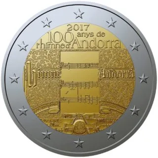 Thema und Motiv der andorranischen 2-Euro-Gedenkmünze 2017 bekanntgegeben