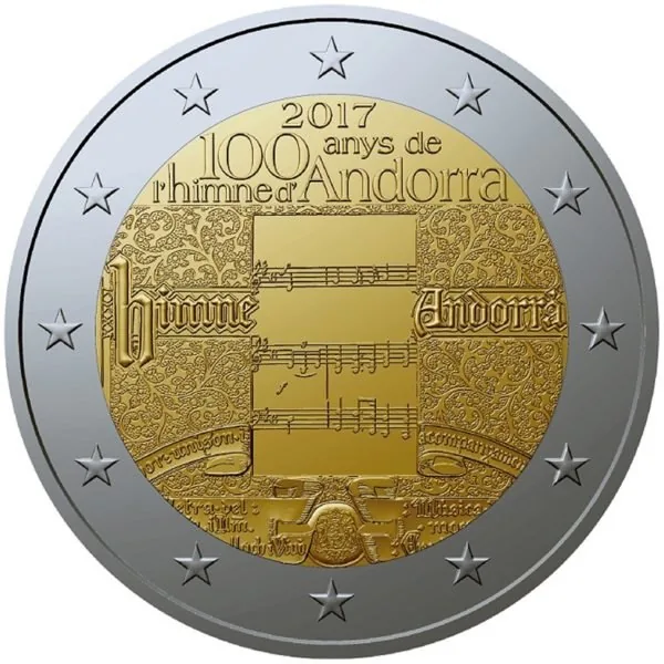Thema und Motiv der andorranischen 2-Euro-Gedenkmünze 2017 bekanntgegeben