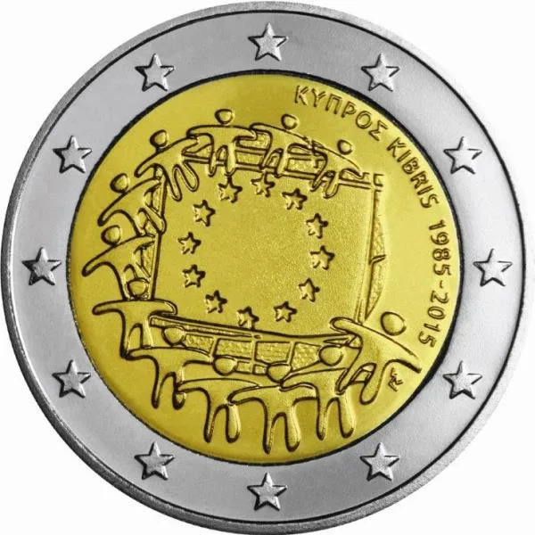 Zypern 30 Jahre Europaflagge