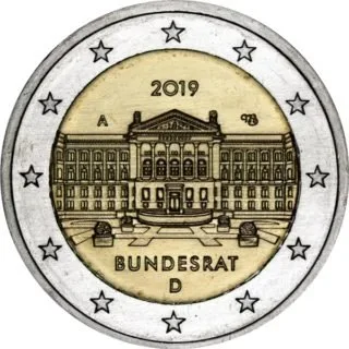 Motiv der deutschen 2-Euro-Gedenkmünze 2019 Bundesrat veröffentlicht