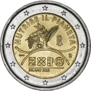 2-Euro-Gedenkmünze „Expo 2015 in Mailand“