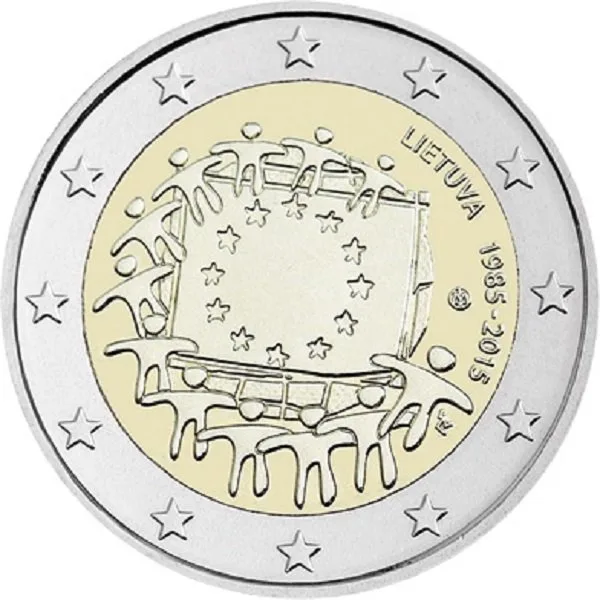 Litauen 30 Jahre Europaflagge