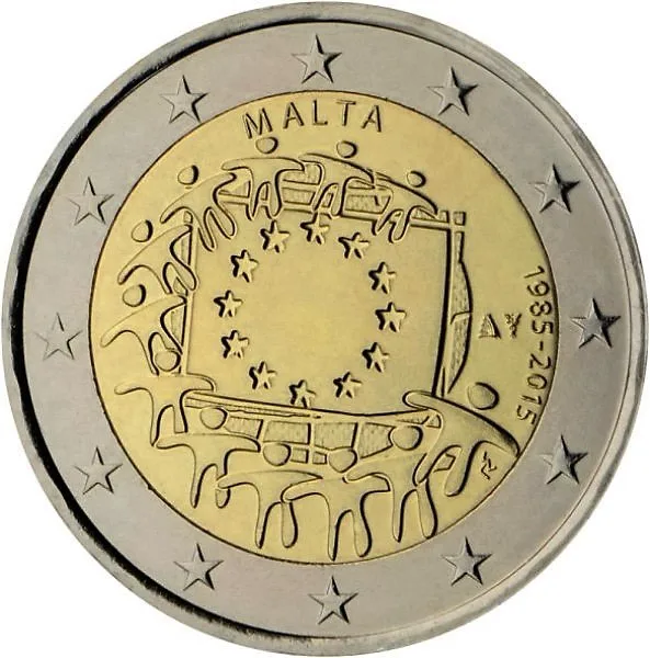 Malta 30 Jahre Europaflagge