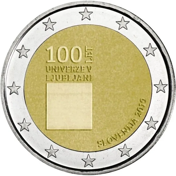 Motiv der slowenischen 2-Euro-Gedenkmünze 2019 veröffentlicht