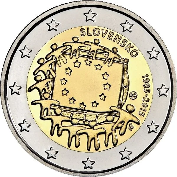 Slowakei 30 Jahre Europaflagge