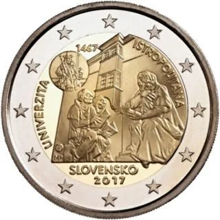 Ausgabedatum und geprägte slowakische 2-Euro-Gedenkmünze 2017 vorgestellt