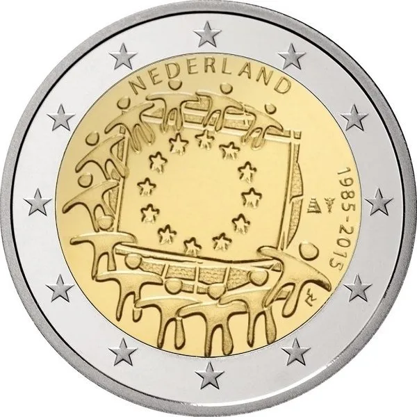 Niederlande 30 Jahre Europaflagge