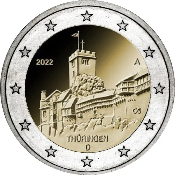 Erste deutsche 2-Euro-Gedenkmünze 2022 ausgegeben