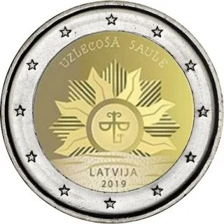 Motiv der ersten lettischen 2-Euro-Gedenkmünze 2019 veröffentlicht
