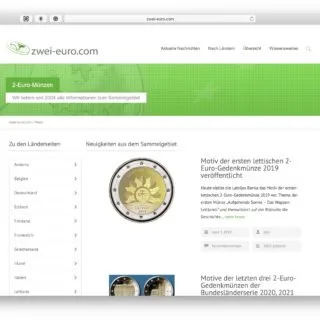 Neue Version von zwei-euro.com online!