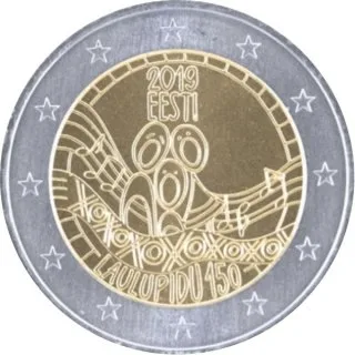 Erste estnische 2-Euro-Gedenkmünze 2019 kurz vor Ausgabe